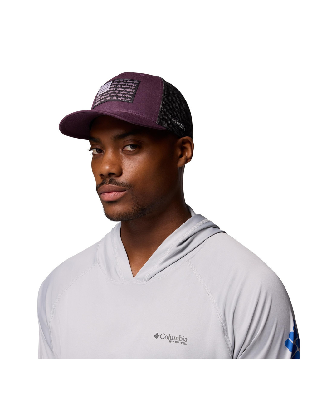 Unisex Adult PFG Logo Mesh Ball Cap | Dusty Purple | Size XL